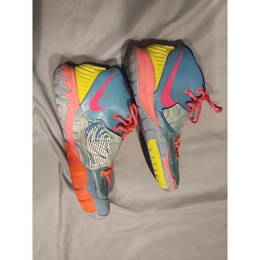 Nike Youth Kyrie Irving 6 Pool Baltic Blue Shoes Sneakers CZ4686-409 Size 6Y‎